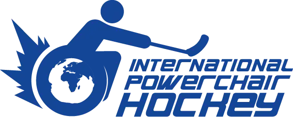 The International Powerchair Hockey Logo in darkblue.
